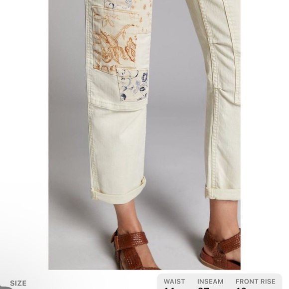 Pilcro Anthropologie the wonderer patchwork jeans - Picture 4 of 8
